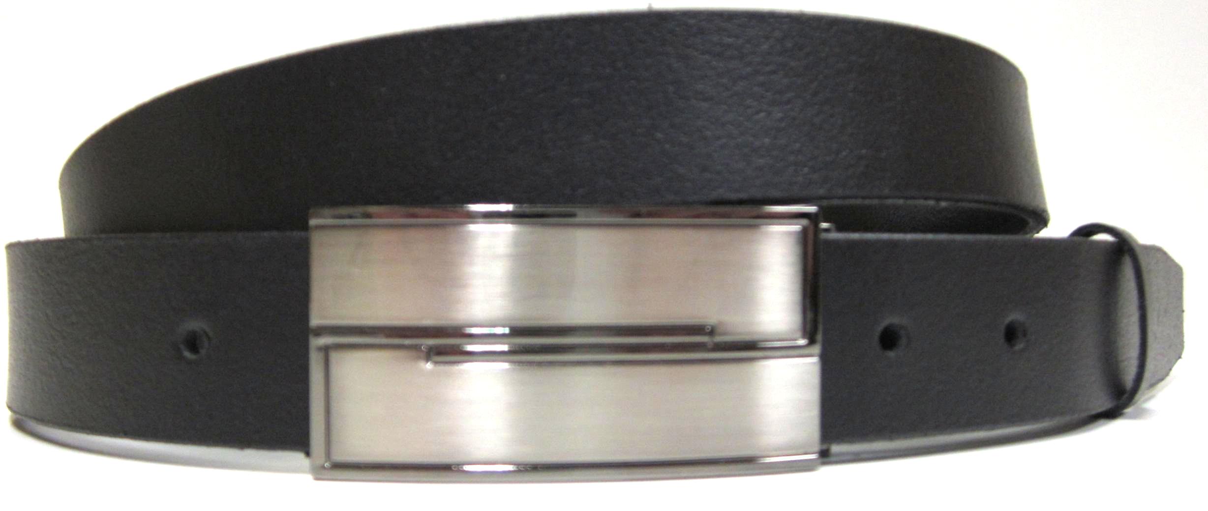 Pánsky opasok oblekový čierny úzky