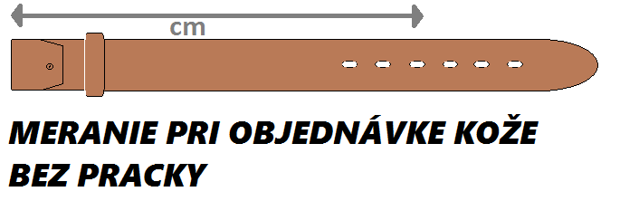Modrá koža na opasok 3,4 cm