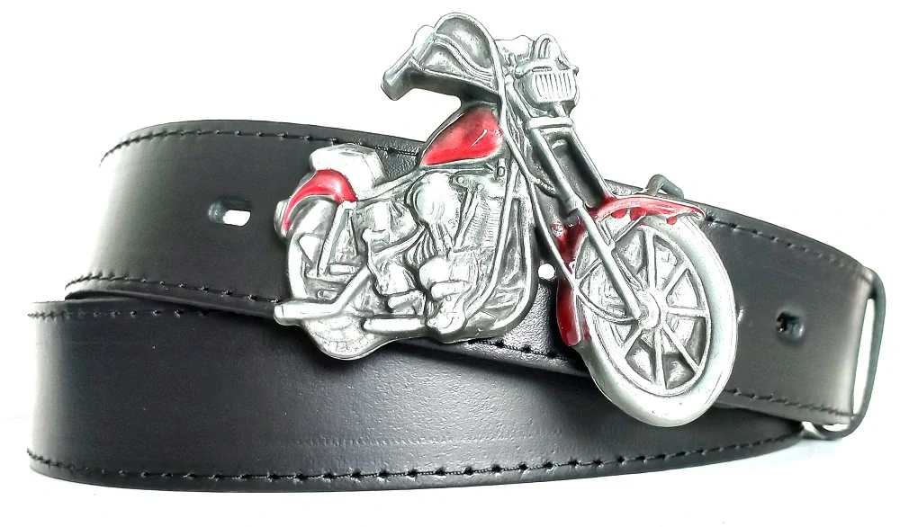 Kožený opasok chopper