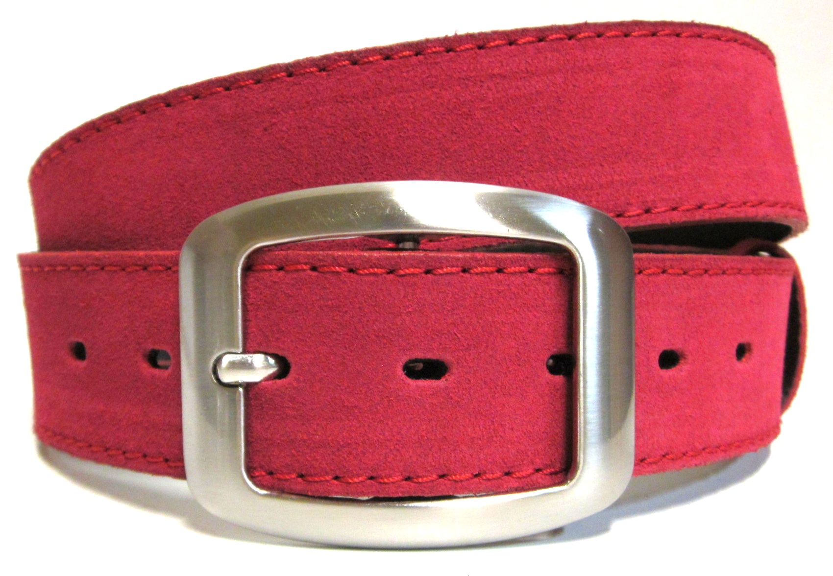 Kožený opasok červený