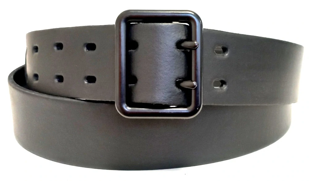 Kožený opasok dvojstrmeňový