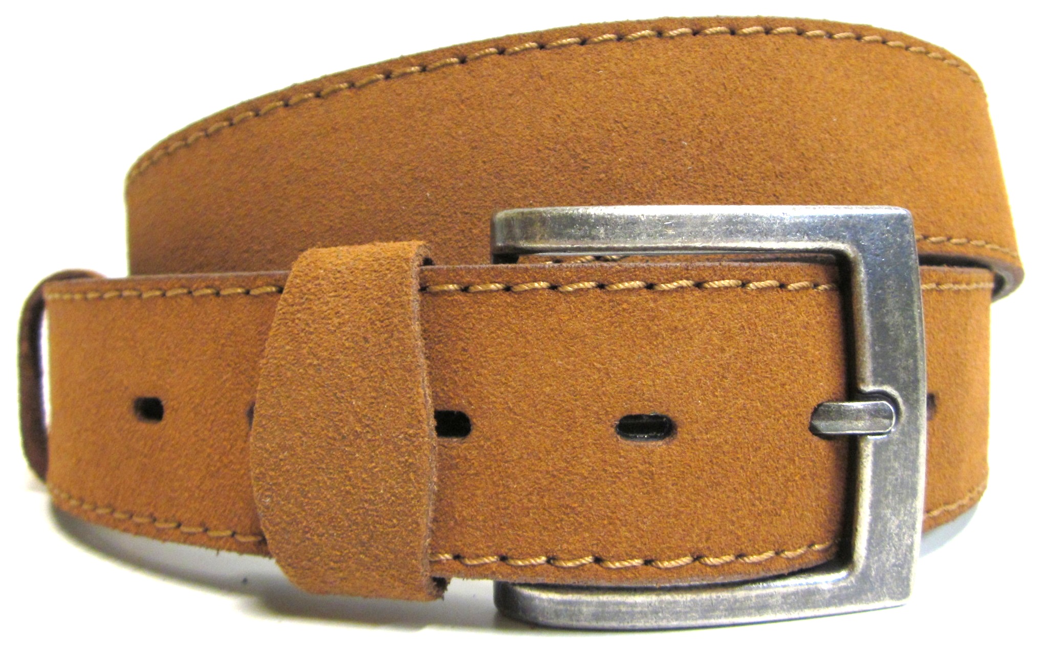 Kožený opasok hnedo-okrový