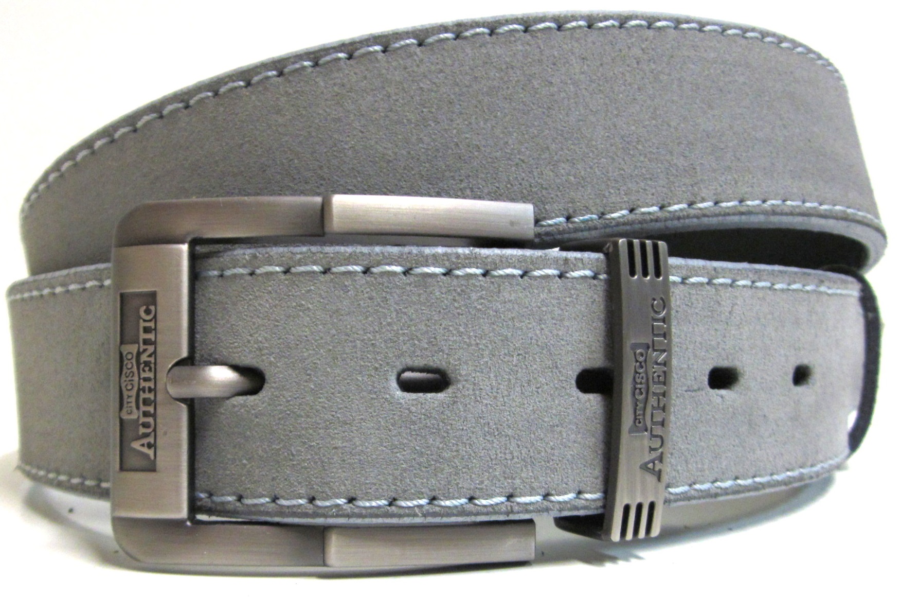 Pánsky moderný šedý opasok