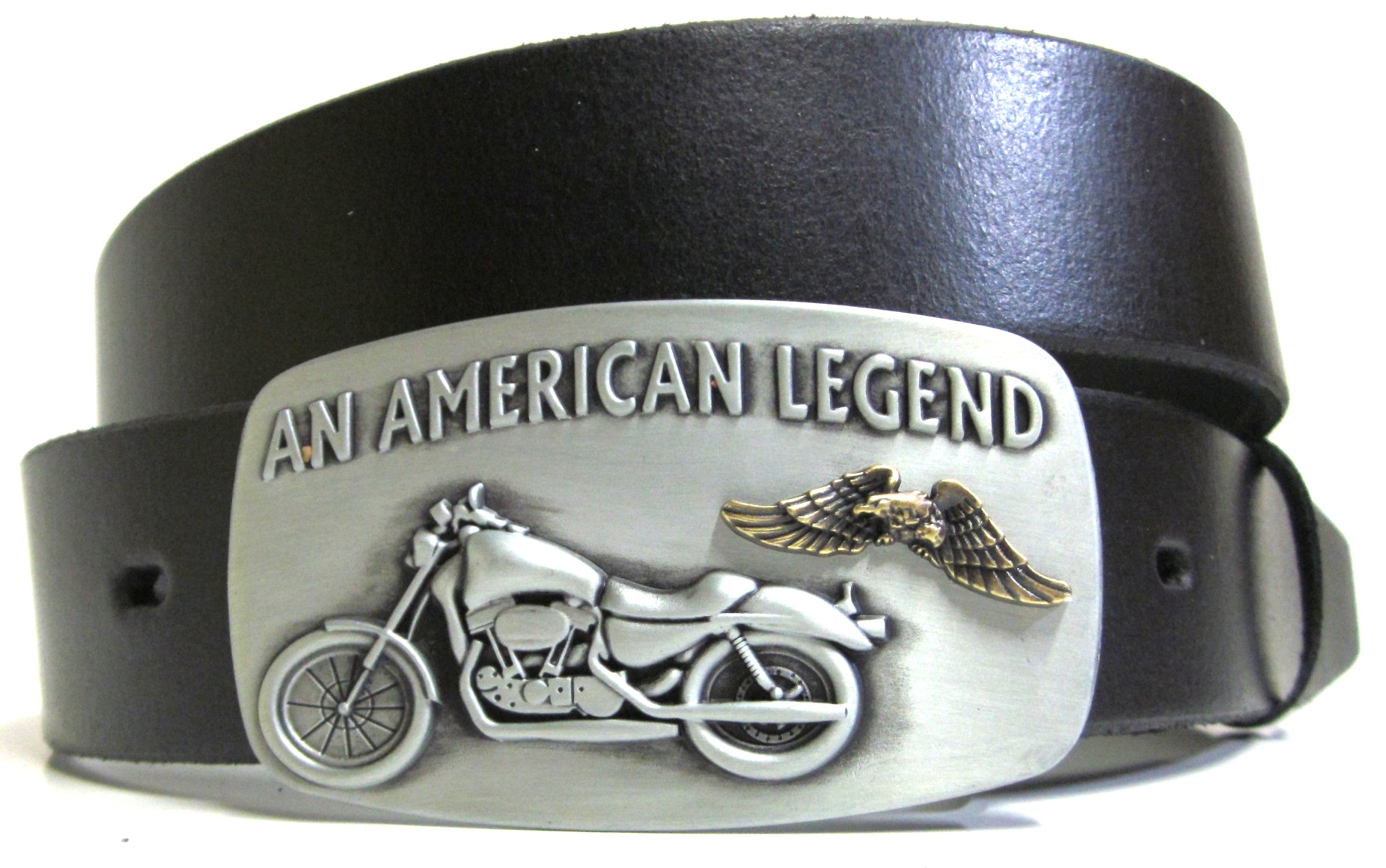 Opasok kožený s  motorkou