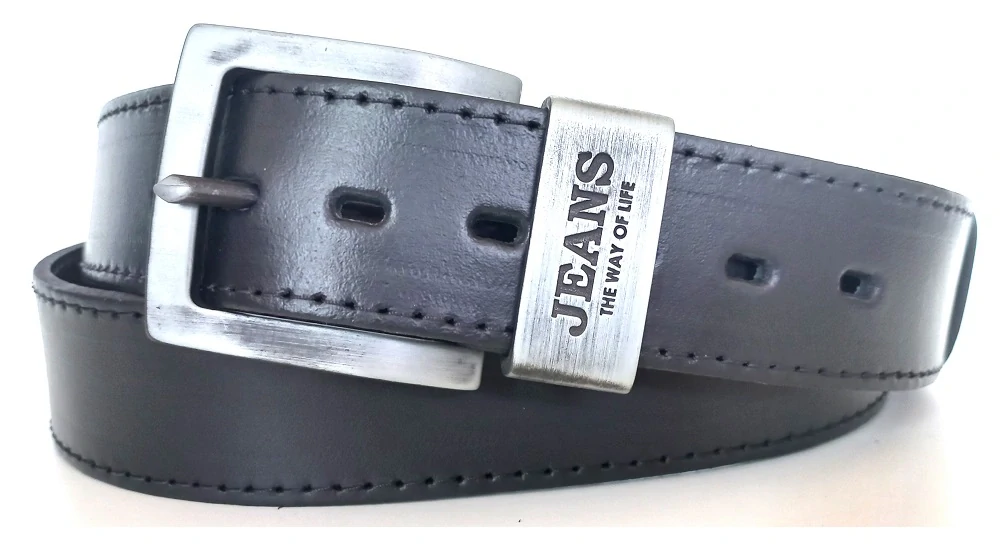 Čierny opasok jeans