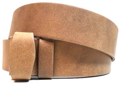 Svetlohnedá koža na opasok 2,9 cm