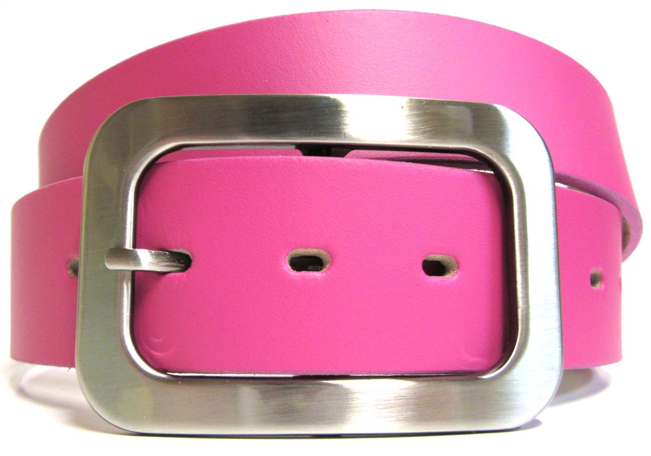 Kožené opasky cyklámenové