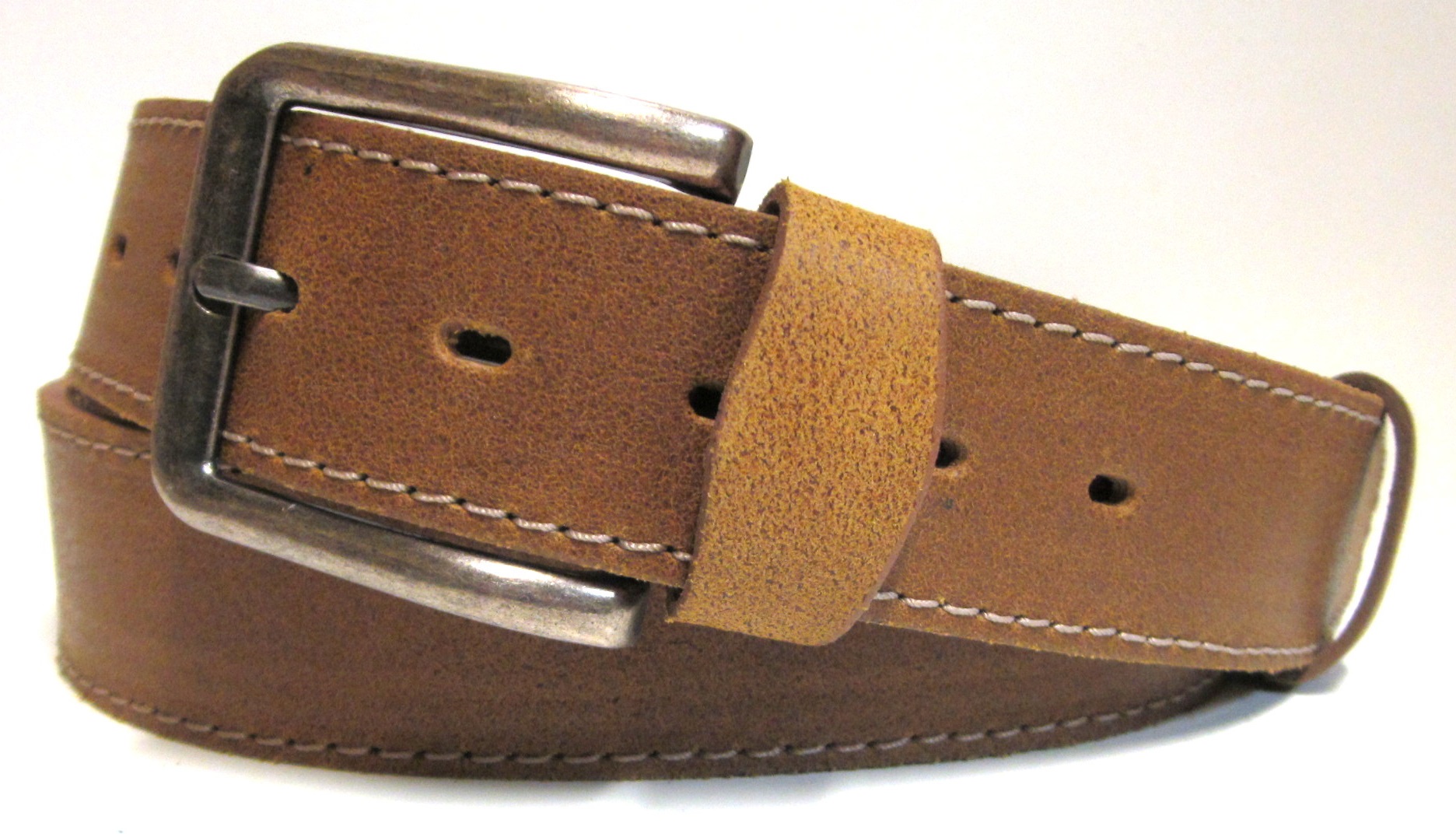 Opasok kožený svetlohnedý