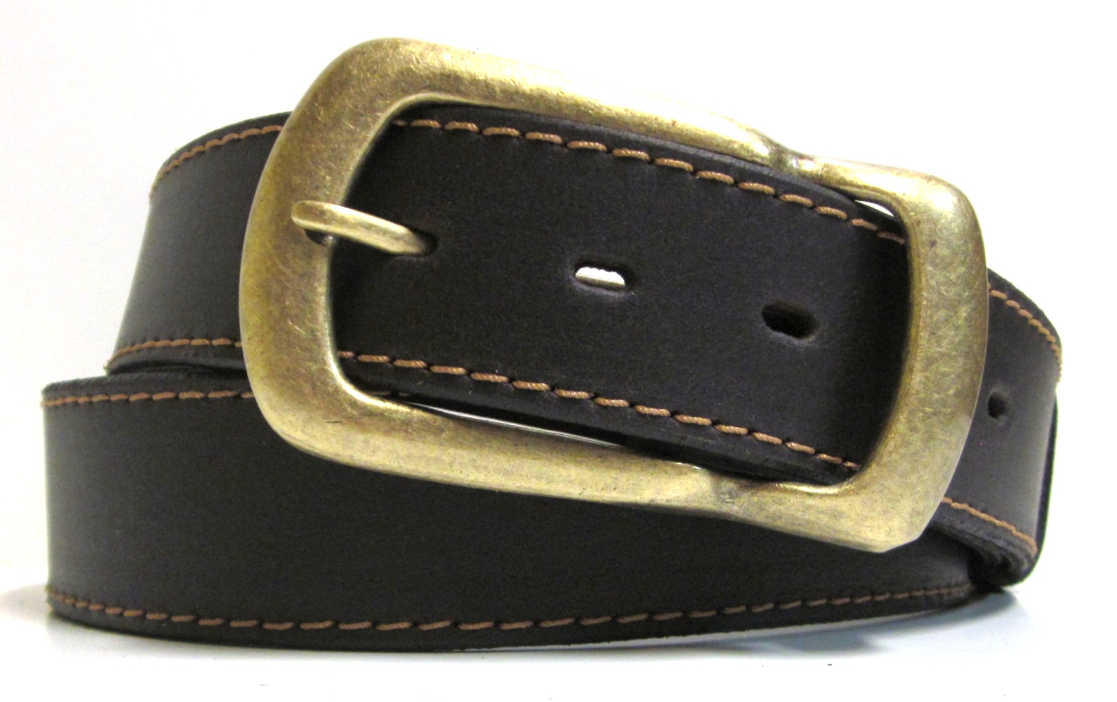 Kožený opasok hnedý