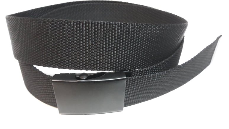 Čierny textilný opasok 4 cm