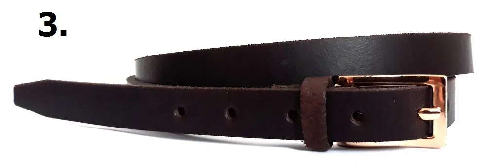 Dámsky opasok úzky -  šírka 1,5 cm