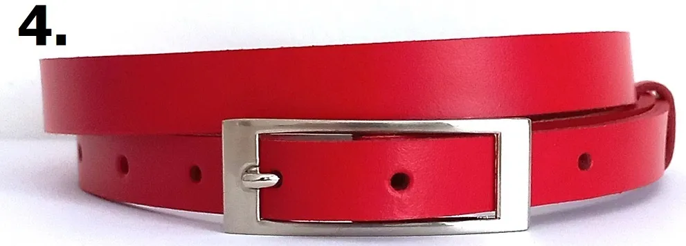 Dámsky opasok úzky -  šírka 1,5 cm