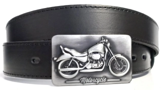 Motorkársky kožený opasok