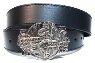 Opasok kožený s drakom