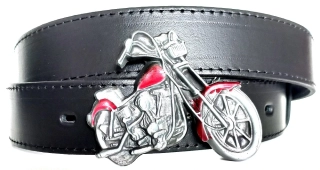 Kožený opasok chopper