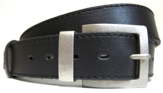 Opasok kožený čierny