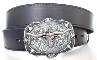 Kožený opasok bull
