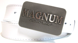 Opasok Magnum biely