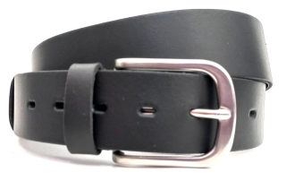 Kožený opasok s nerezovou prackou