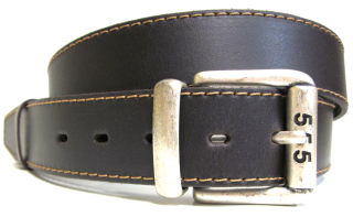 Hnedý opasok kožený trendy