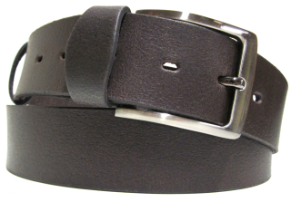 Klasický hnedý kožený opasok