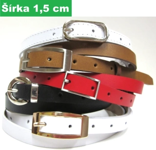 Dámsky opasok úzky -  šírka 1,5 cm