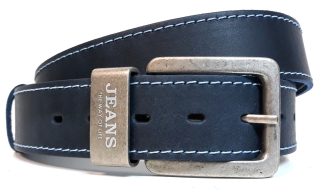 Trendový modrý opasok