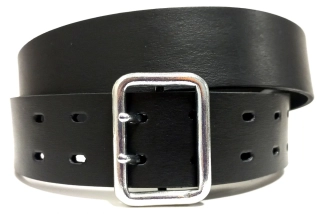 Kožený opasok s dvojstrmeňovou prackou