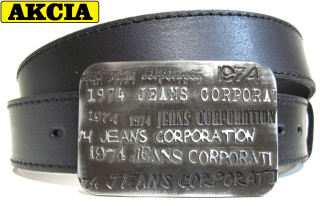 Kožený opasok s veľkou prackou