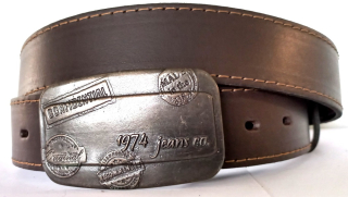 Kožený opasok hnedý