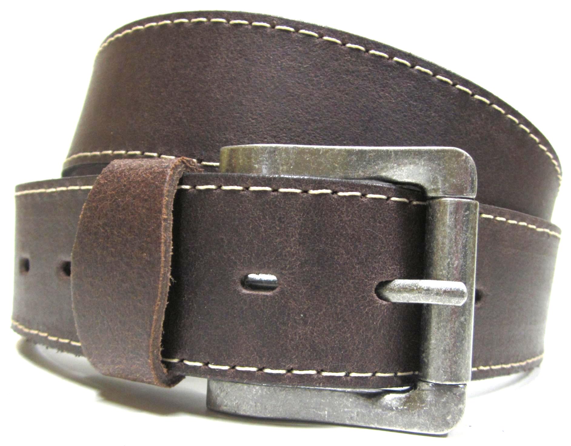 Opasky panske hnede - klasicky opasok z kože