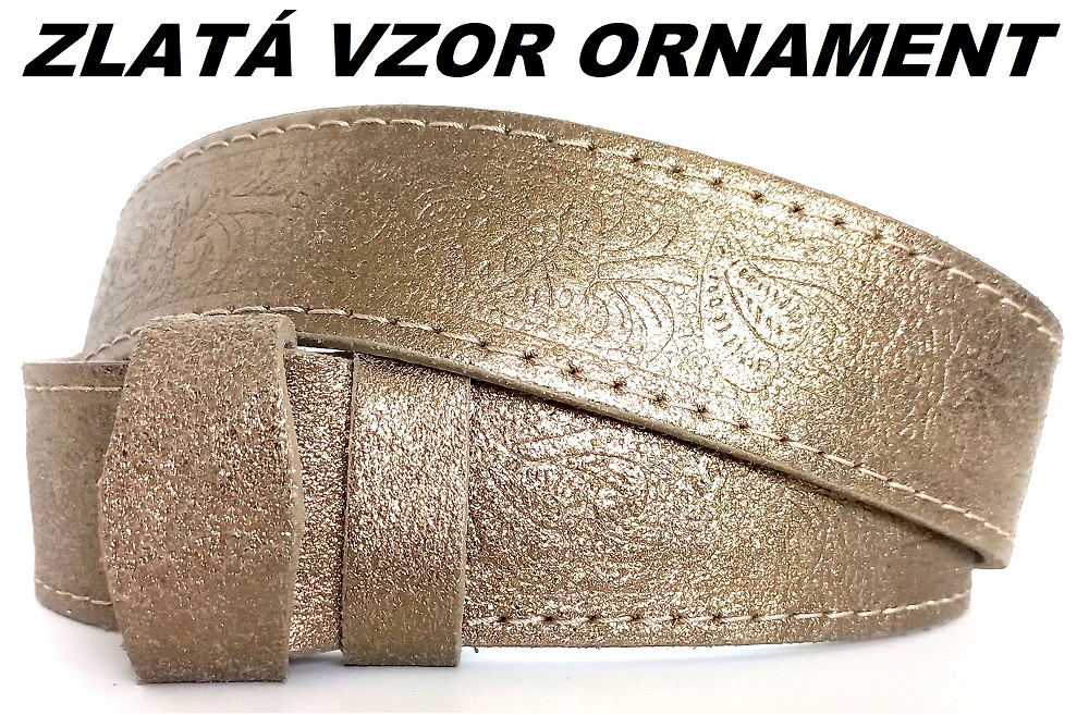 Zlatá koža na opasok